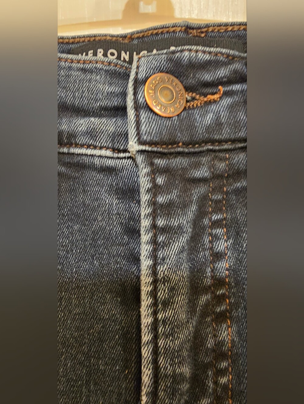 Veronica Beard Carly Kick-Flare High-Rise Jeans Dark Ink Wash Sz 27 MSRP $239 - Picture 5 of 10
